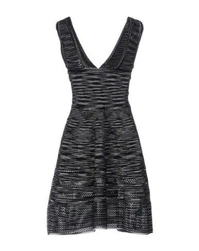 Shop M Missoni Short Dress In Black