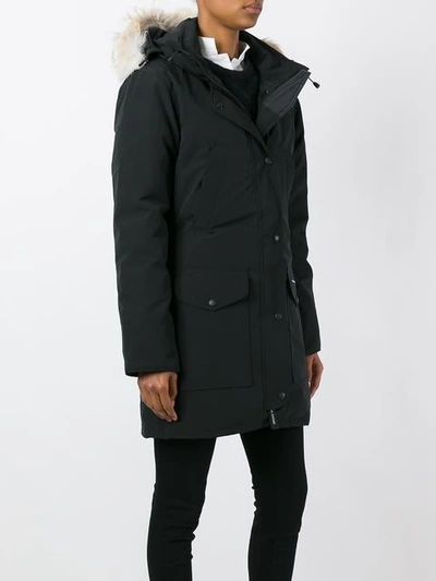 Shop Canada Goose Trillium Coat In Black