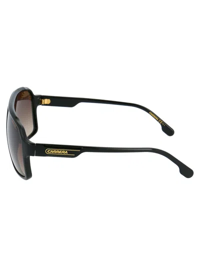 Carrera Black Acetate Sunglasses In Brown