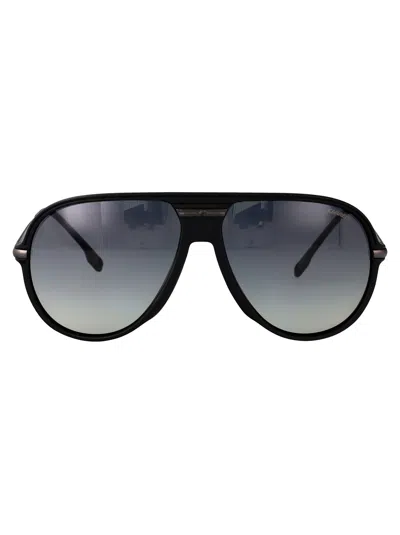 Carrera Matte Black Dark Ruthenium Injectate Sunglasses In Black