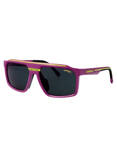 Carrera Violet Yellow Injectate Sunglasses In Purple