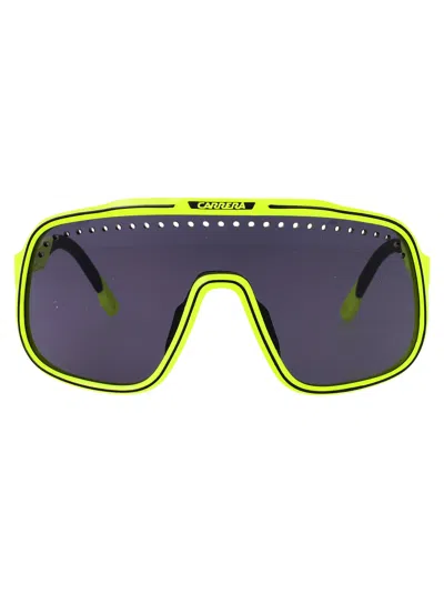 Carrera Yellow Black Injectate Sunglasses In Multi