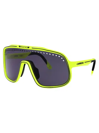 Carrera Yellow Black Injectate Sunglasses In Multi