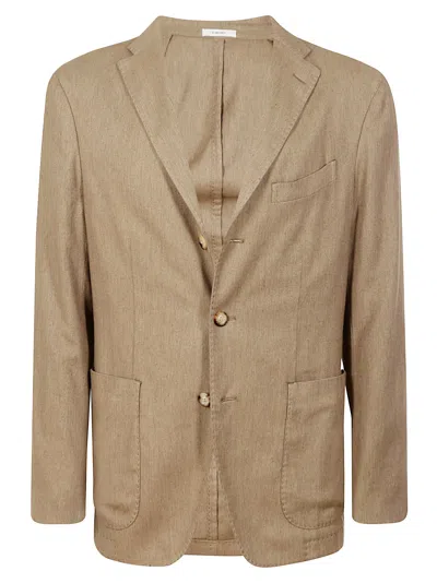 Boglioli Three-button Patch-pocket Blazer In Brown