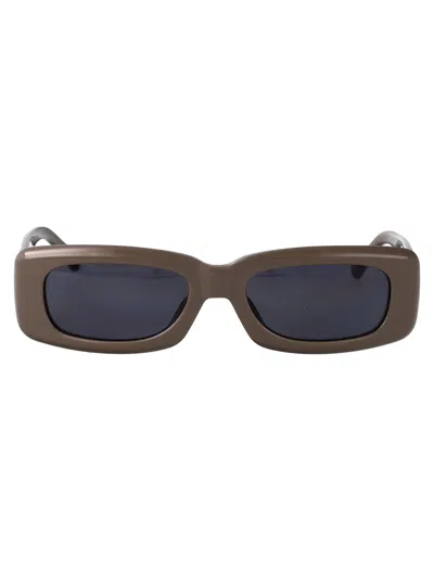 Attico Mini Marfa Sunglasses In Gray