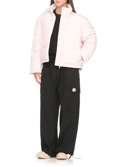 Kenzo Boke Flower 2.0 Down Jacket In Pink