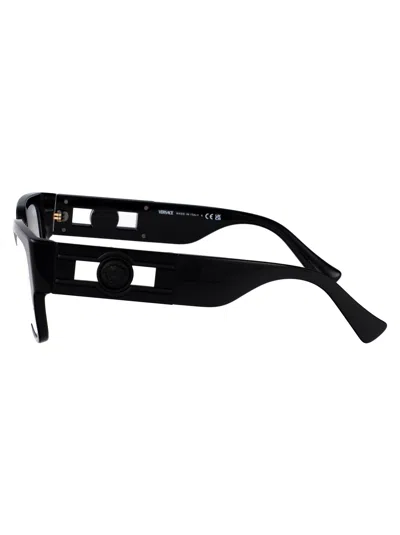 Versace Eyewear Rectangle-frame Glasses In Black