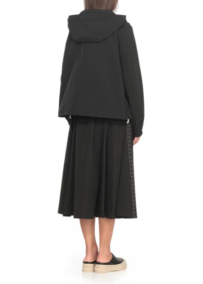 Kenzo Women Windproof Jacket In Black