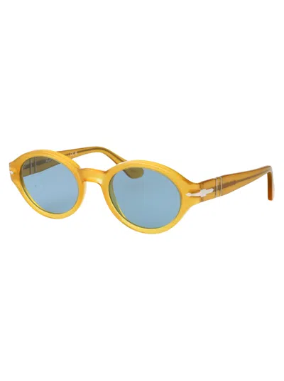 Persol Miele Acetate Sunglasses In Yellow