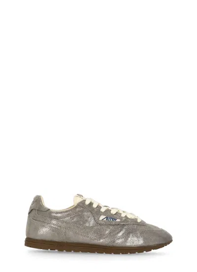 Autry Windspin Suede Sneakers In Gray