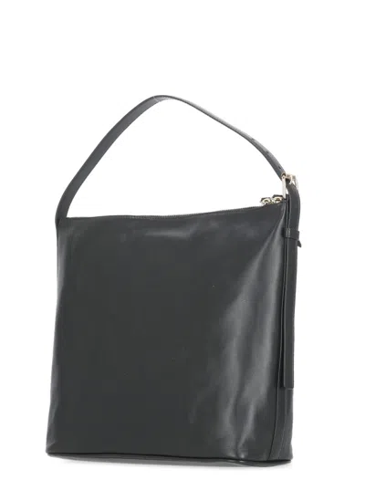 Apc A.p.c. Women Vera Leather Shoulder Bag In Black