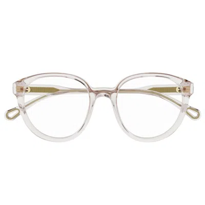 Chloé Eyewear Rectangular Frame Glasses In White