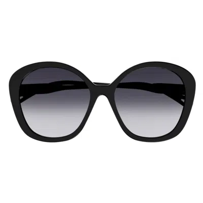 Chloé Oversize Frame Sunglasses In Black