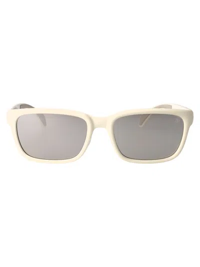 Moncler Matte Butter Injectate Sunglasses In Neutral
