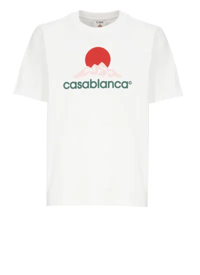 Casablanca Men's Montagne T-shirt In White