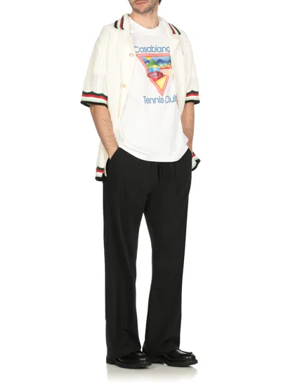 Casablanca Tennis Club Icon T-shirt In White