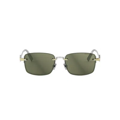 Dior Cd Diamond S11u Sunglasses In Green