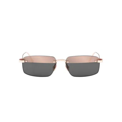 Dior C S4u E0a7 Oro Rosa Lucido Sunglasses In Neutral