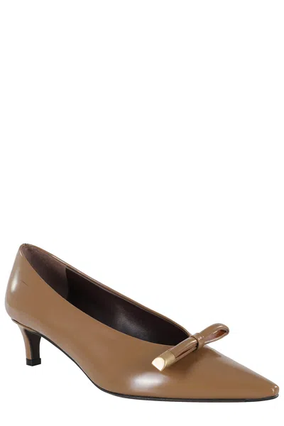 Roberto Festa Decolleté Shoes With Long Toe In Brown