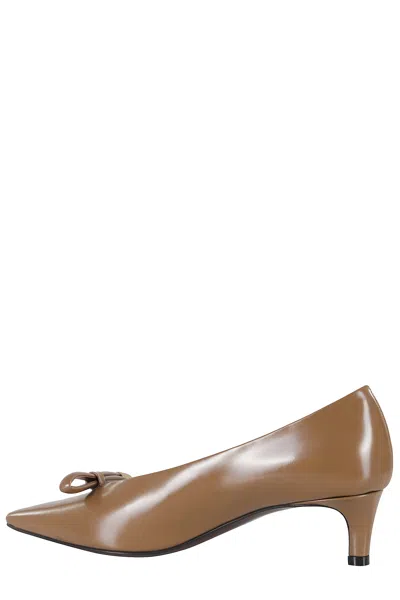 Roberto Festa Decolleté Shoes With Long Toe In Brown