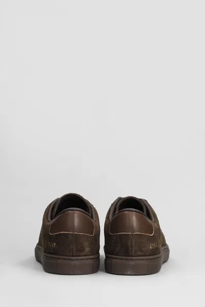 Common Projects Field Trainer Sneakers In Brown Suede In Brown