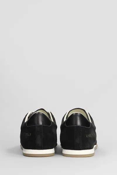 Common Projects Driving Shoe Sneakers In Black Suede In Black