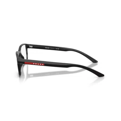 Prada Eyewear Rectangular Frame Glasses In Black
