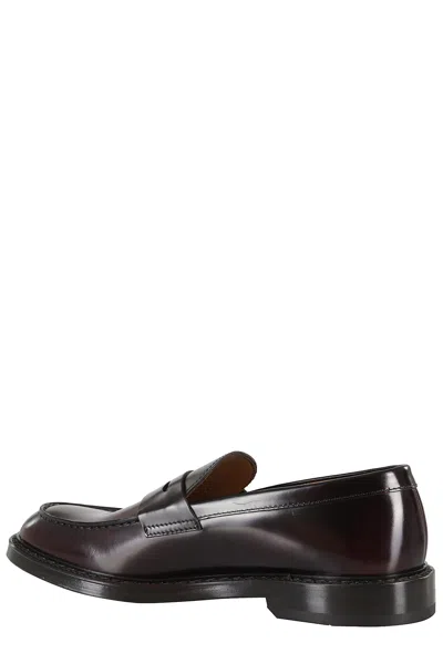 Doucal's Mocassino Penny Horse In Brown