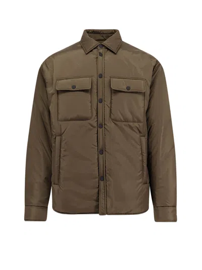 Dsquared2 Buttoned Flap-pocket Jacket In Green