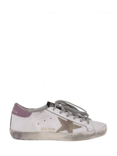 Golden Goose Deluxe Brand Leather Sneakers In White