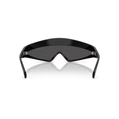 Prada Shield-frame Sunglasses In Black