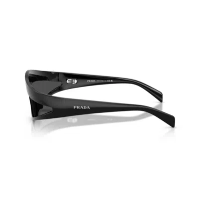 Prada Shield-frame Sunglasses In Black