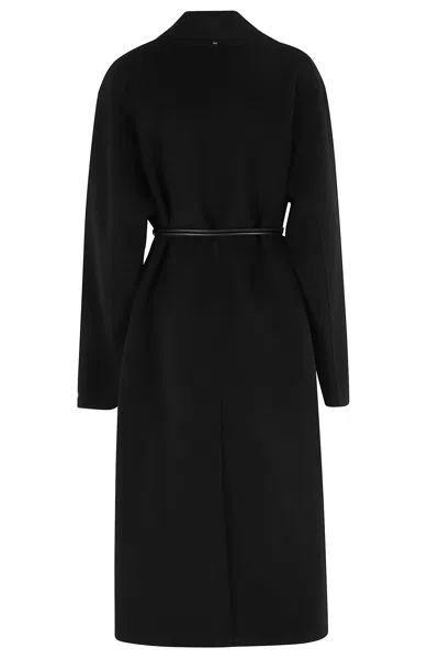Sportmax Black Abbot Coat In Black