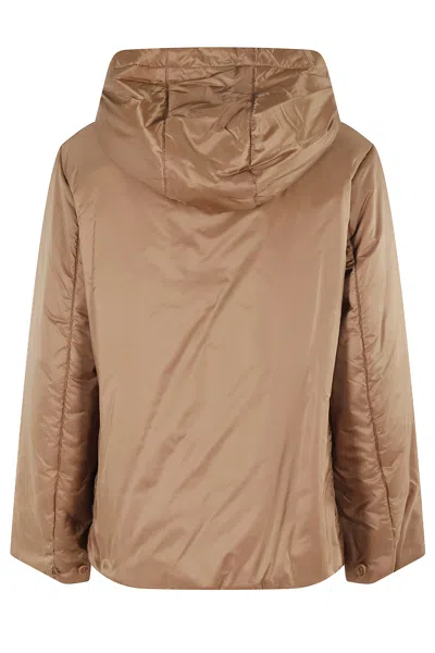Max Mara The Cube Greenh Padded Jacket In Brown