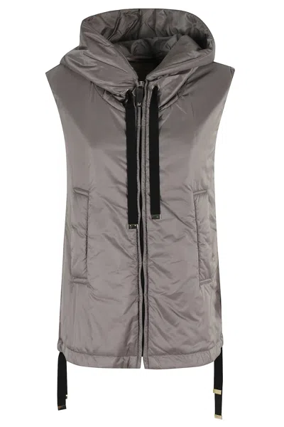 Max Mara The Cube Greengo Padded Gilet In Neutral