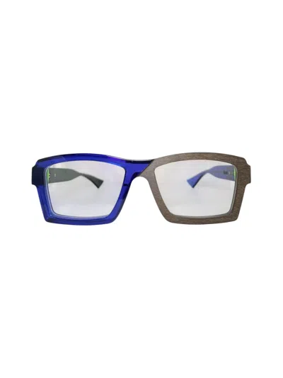 Piero Massaro Pm929 - Blue & Grey Glasses