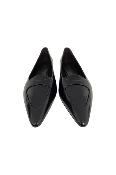The Row Pointed-toe Ballet Flat Shoes In Black