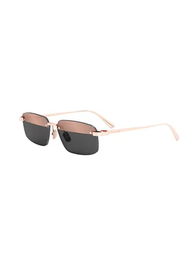Dior C S4u E0a7 Oro Rosa Lucido Sunglasses