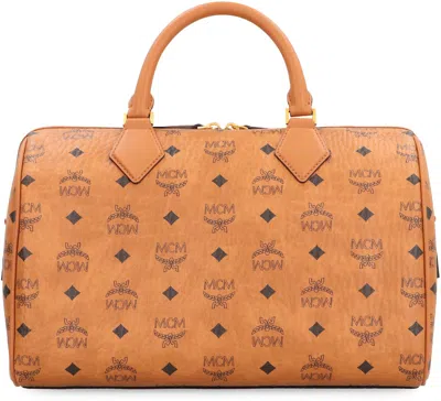 Mcm Brown Ella Boston Medium Duffle Bag In Brown