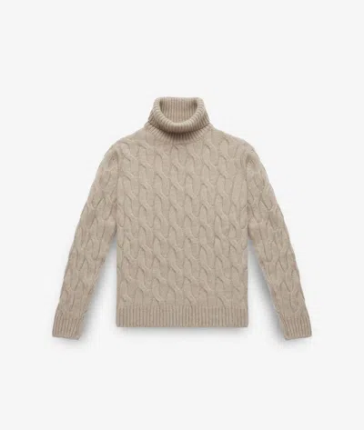 Larusmiani Turtleneck Sweater Col Du Pillon Sweater In Neutral