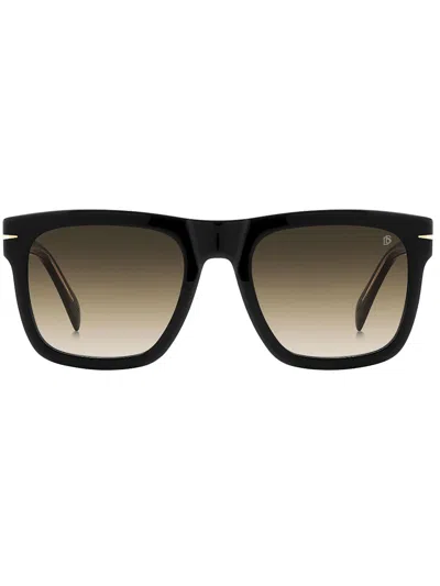 Db Eyewear By David Beckham Db 7000/s Flat Sunglasses In Black
