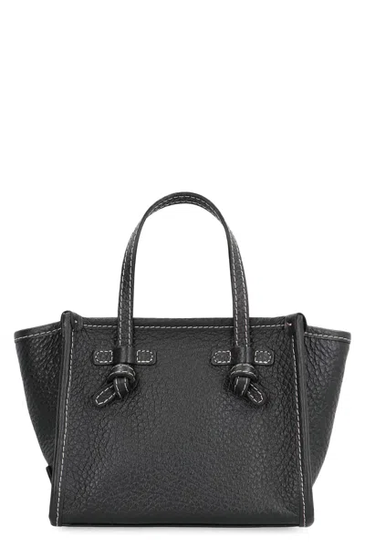 Gianni Chiarini Miss Marcella Leather Mini Handbag In Black