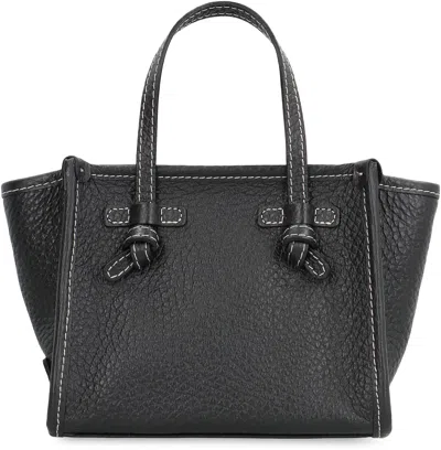 Gianni Chiarini Miss Marcella Leather Mini Handbag In Black