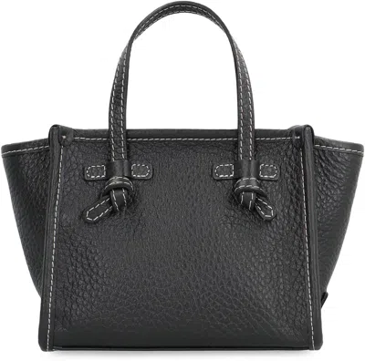 Gianni Chiarini Miss Marcella Leather Mini Handbag In Black