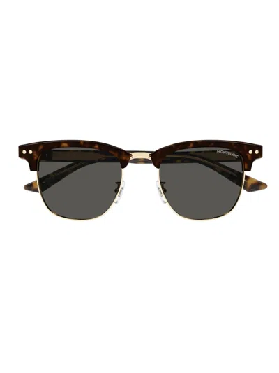 Montblanc Mb0382s Sunglasses In Brown