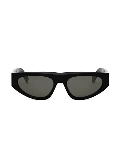 Celine Cl40315u Monochroms 01a Nero Sunglasses In Black