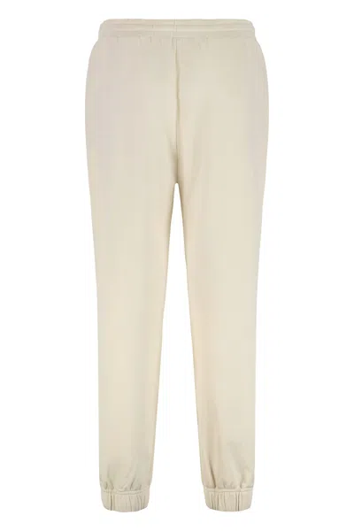 Canada Goose Cotton Sweatpants With Elastic Cuffs And Waistband In Green