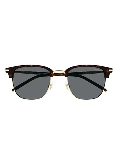 Montblanc Mb0242s Sunglasses In Brown