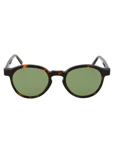 Retrosuperfuture X Andy Warhol Round-frame Sunglasses In Green