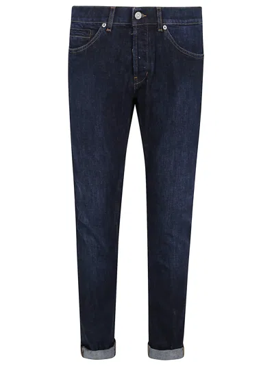 Dondup 'icon' Regular-fit Blue Jeans In Blue